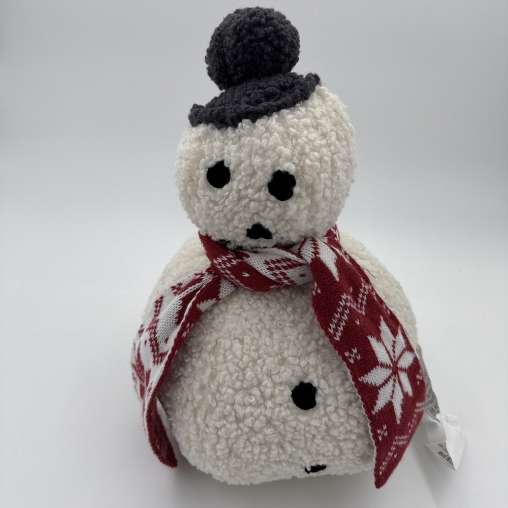 Aldi‎ 2024 Stuffed Snowman Derpy Funny